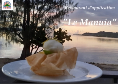 Mot de fin d&#039;année (Restaurant d&#039;application Le Manuia)