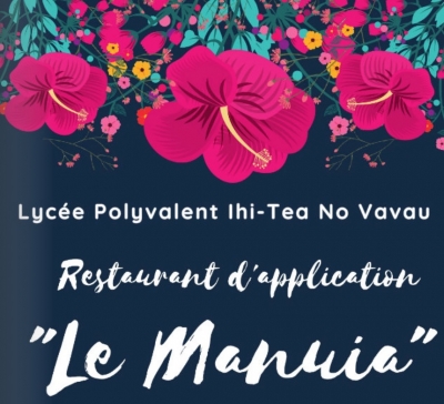 Nouveau menu du Manuia: Février - Avril