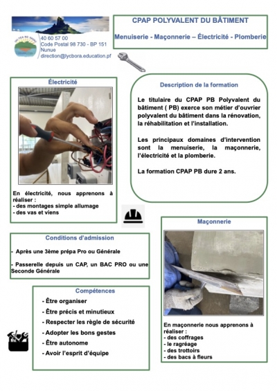 CPAP POLYVALENT DU BÂTIMENT