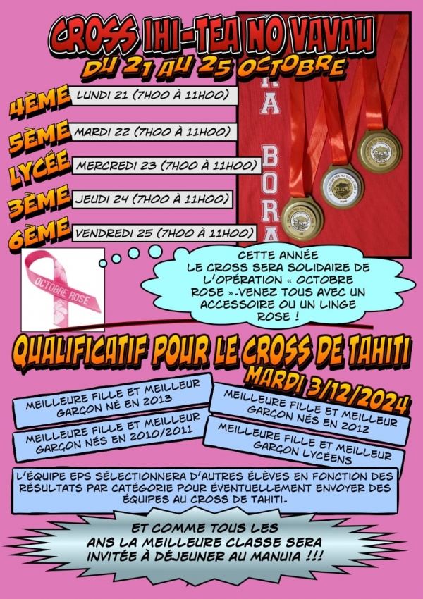 Cross: Octobre rose